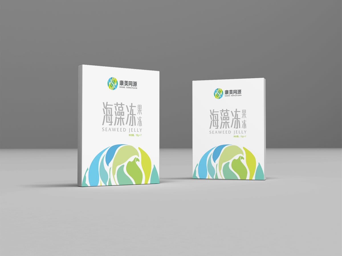 康美同源標志設計、VI設計、商標設計、店面設計_全力設計